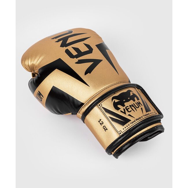 Venum ELITE BOXING GLOVES - GOLD/BLACK