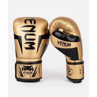 Venum ELITE BOXING GLOVES - GOLD/BLACK
