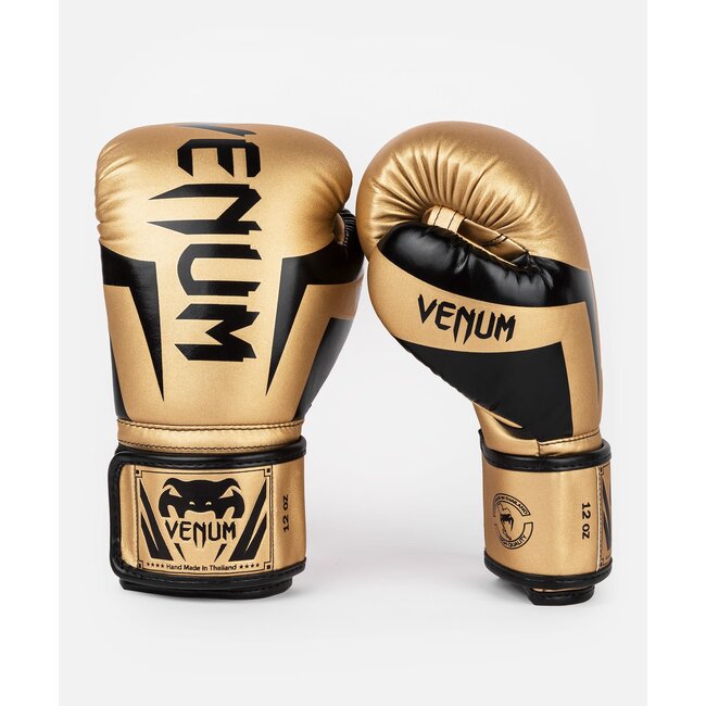 Venum VENUM ELITE BOXING GLOVES - GOLD/BLACK