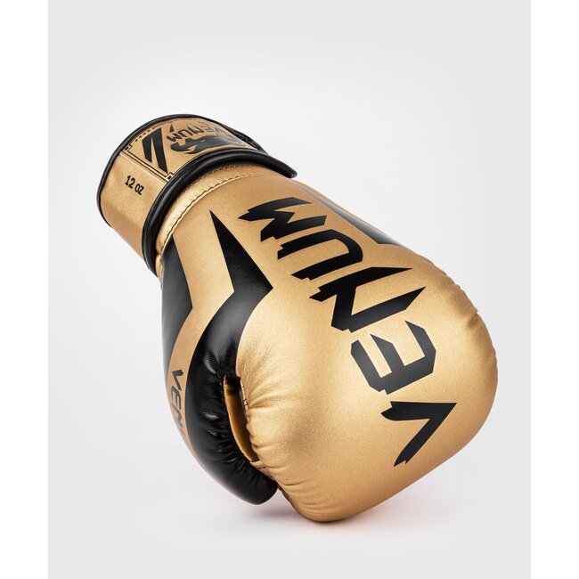 Venum ELITE BOXING GLOVES - GOLD/BLACK