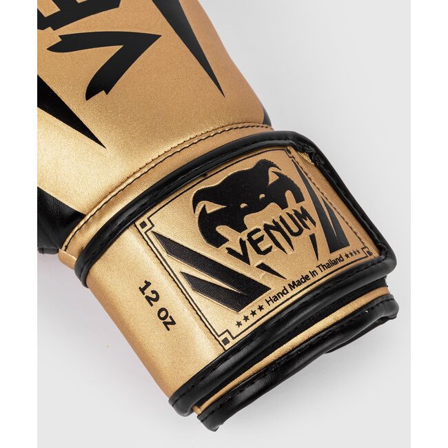 Venum ELITE BOXING GLOVES - GOLD/BLACK