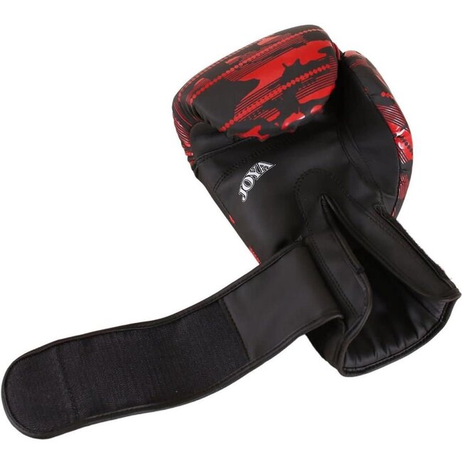 JOYA Joya CAMO V2 Kids Bokshandschoenen – Rood| Ideaal voor Jeugdtraining & Kickboksen