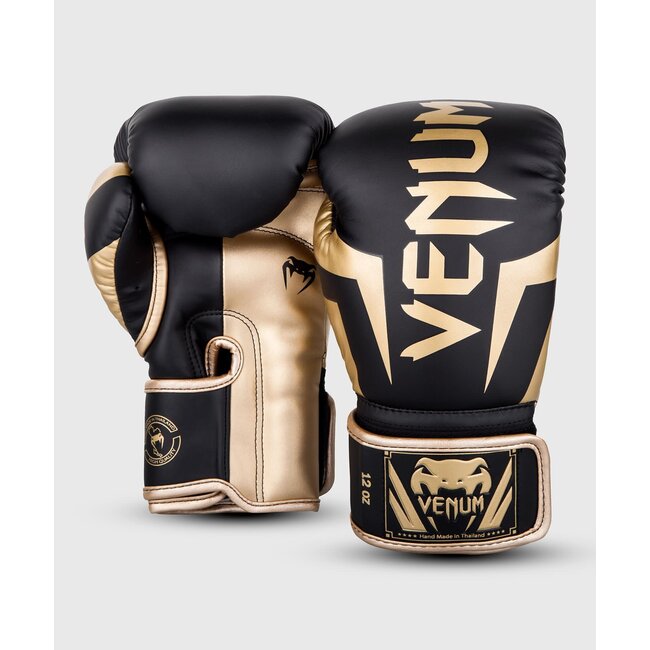 Venum ELITE BOKSHANDSCHOENEN - BLACK/GOLD