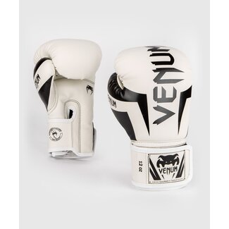 Venum ELITE BOKSHANDSCHOENEN - WHITE/BLACK