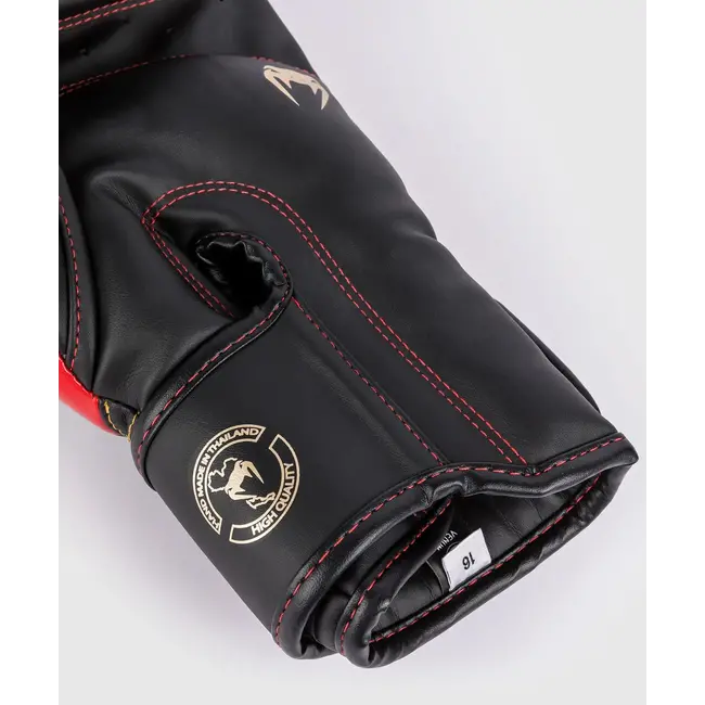 Venum Bokshandschoenen - Elite - Black/Gold/Red