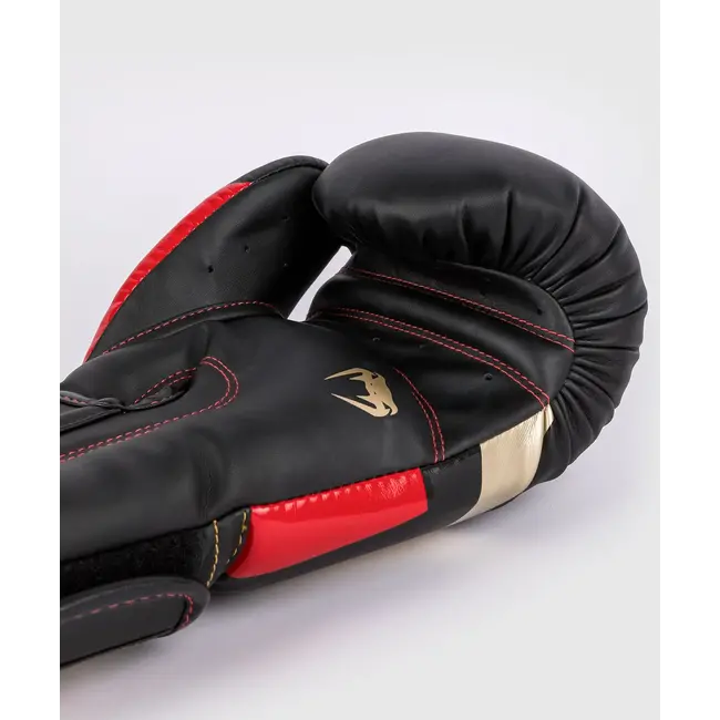 Venum Bokshandschoenen - Elite - Black/Gold/Red