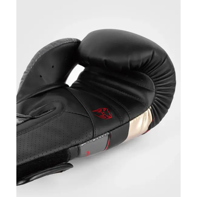 Venum Bokshandschoenen Elite Evo - Zwart/Goud/Rood