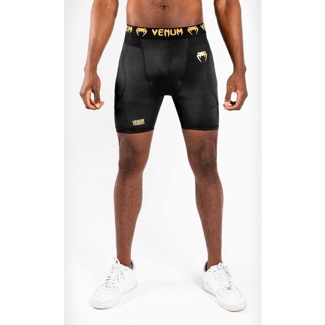 Venum Venum G-Fit Compression Shorts - Black/Gold