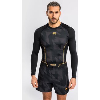 Venum Venum - RASHGUARD -  Razor - Zwart Goud