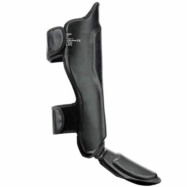 King Pro Boxing Scheenbeschermers- KPB/ SG-2 - BLACK ON BLACK