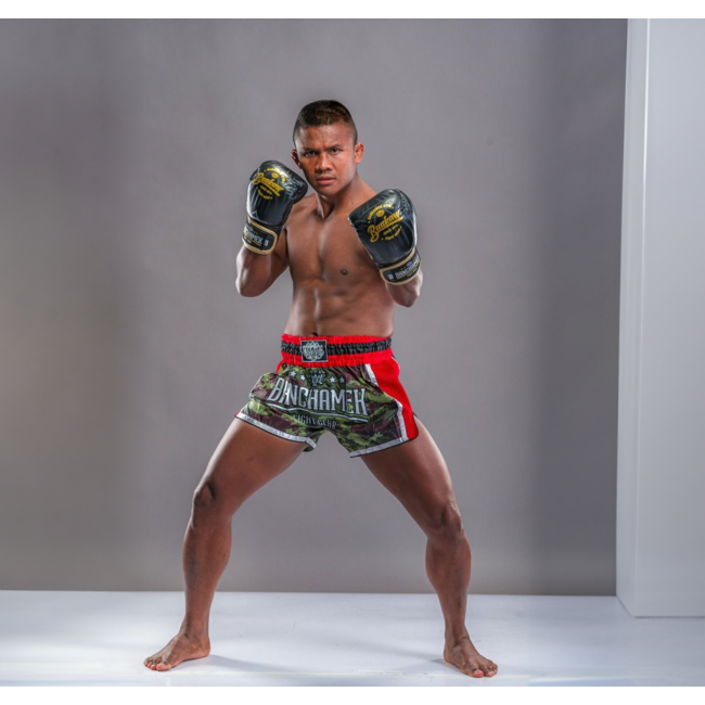 Banchamek Buakaw Banchamek Bokshandschoenen Zwart Handgemaakt Leer voor Boksen en Muay Thai