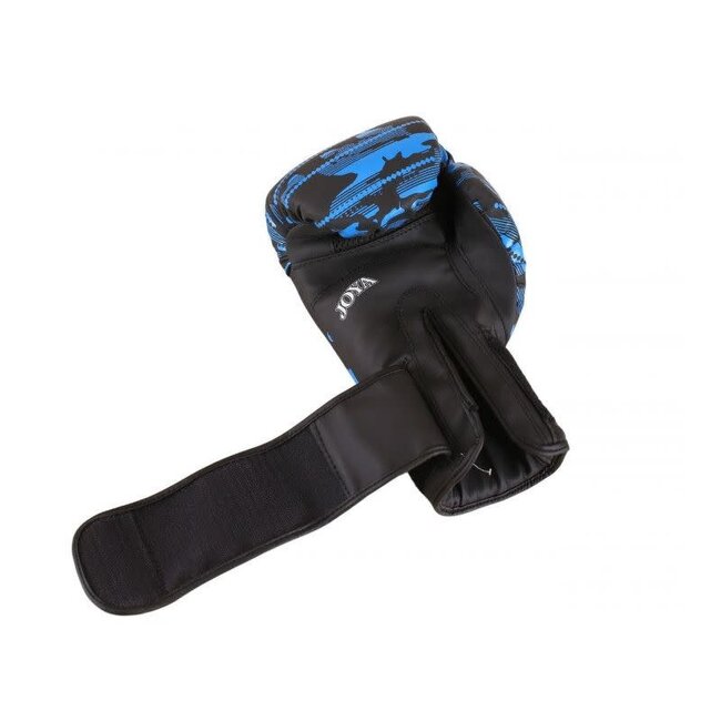 JOYA Joya CAMO V2 Kids Bokshandschoenen – Blauw | Ideaal voor Jeugdtraining & Kickboksen