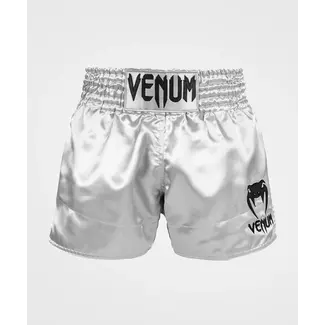 Venum MUAY THAI SHORTS CLASSIC - ZILVER/BLACK