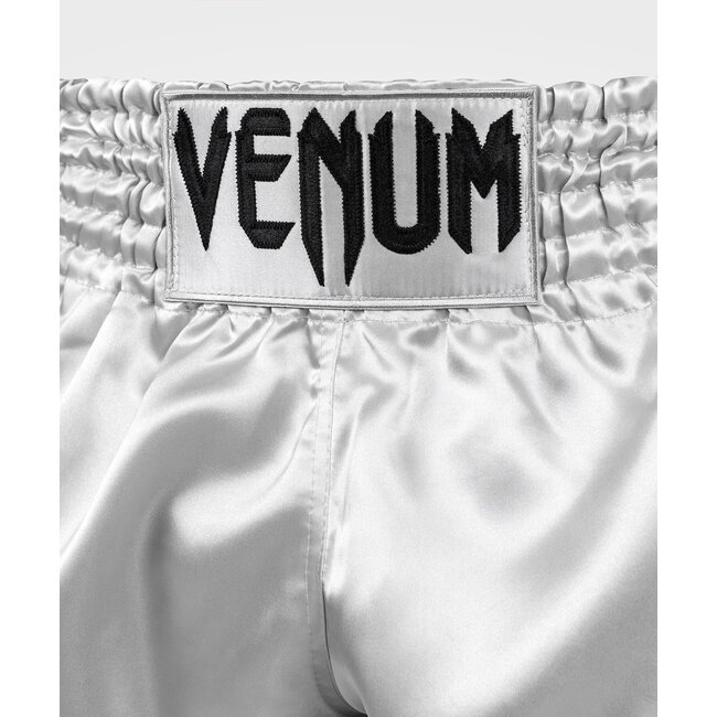 Venum MUAY THAI SHORTS CLASSIC - ZILVER/BLACK