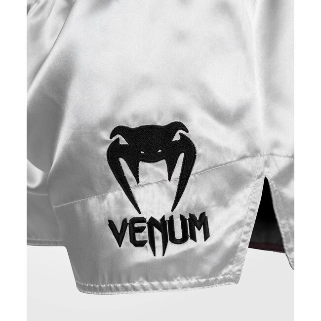 Venum MUAY THAI SHORTS CLASSIC - ZILVER/BLACK