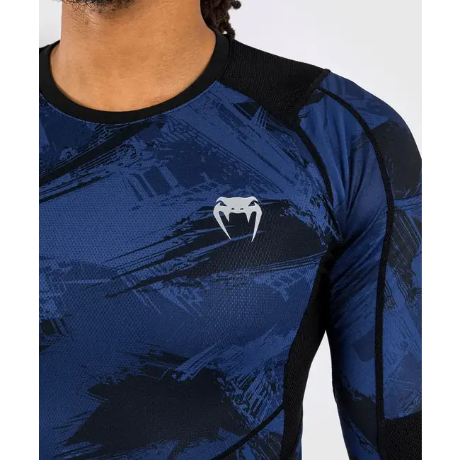 Venum Electron 3.0 Rashguard lange mouw - Marine