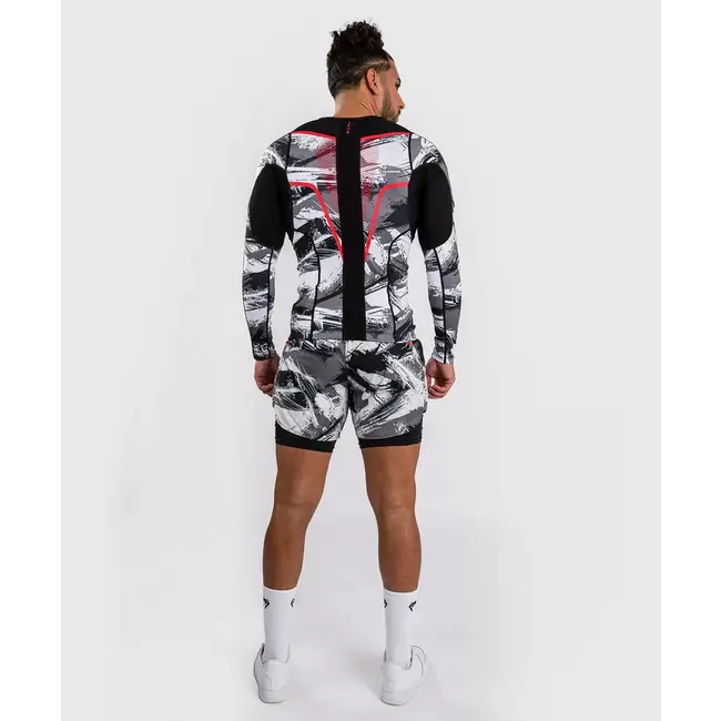 Venum Venum Electron 3.0 Rashguard lange mouw -  GRIJS/ROOD