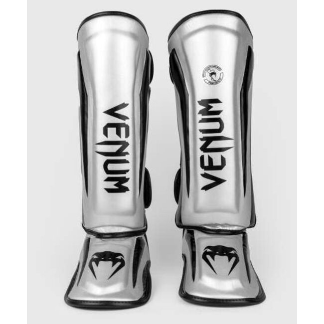 Venum ELITE SCHEENBESCHERMERS - SILVER/BLACK