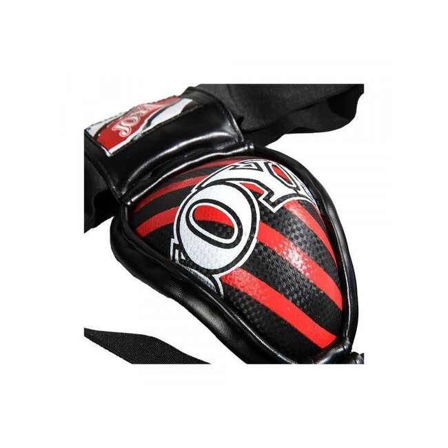 JOYA Joya - Kruisbeschermer van Staal - Zwart/Rood