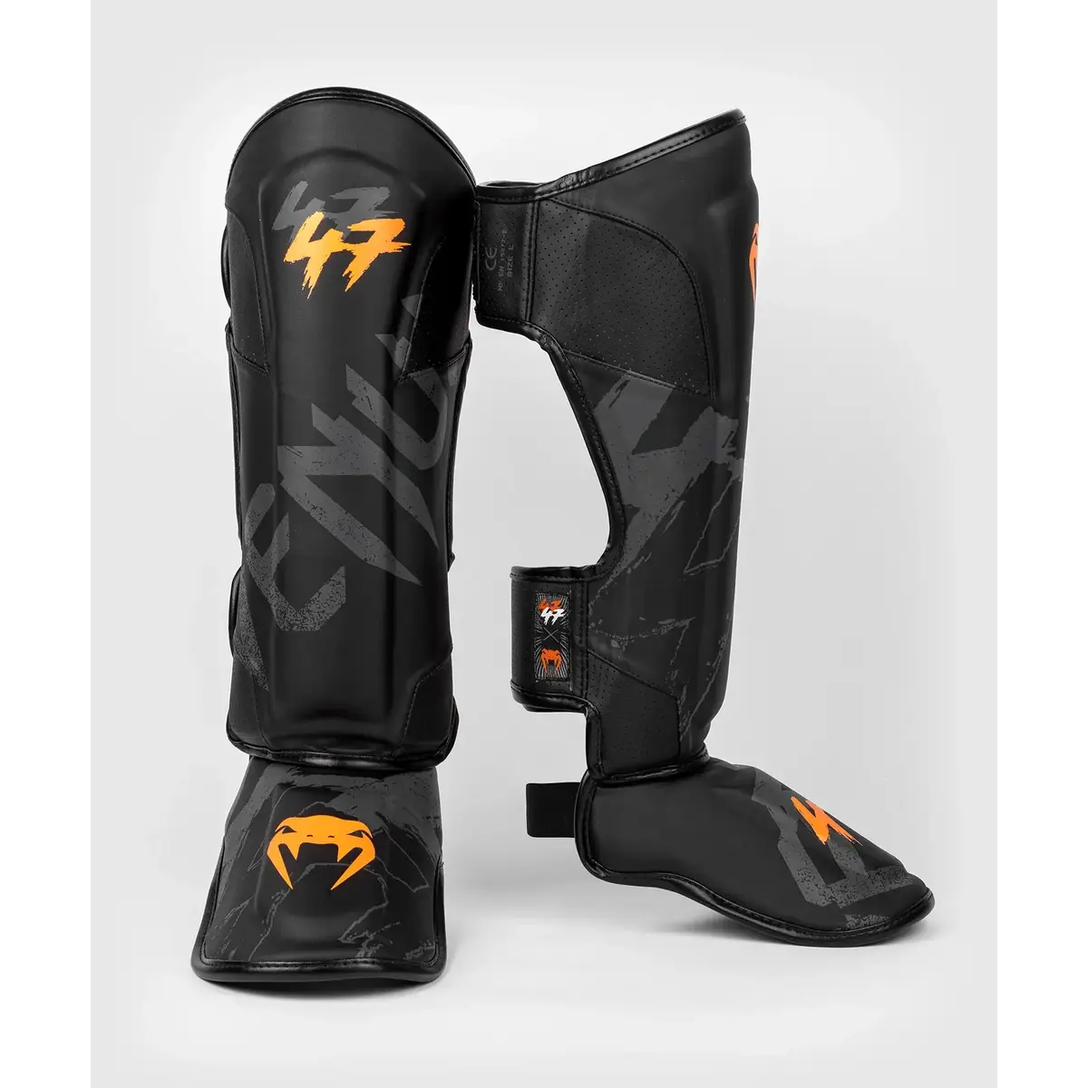 Venum Protège-tibias - S47 - noir/Orange