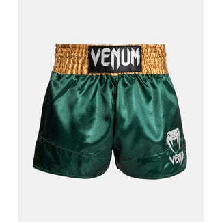 Venum VENUM CLASSIC MUAY THAÃ¯ SHORT - GREEN/BLACK/GOLD