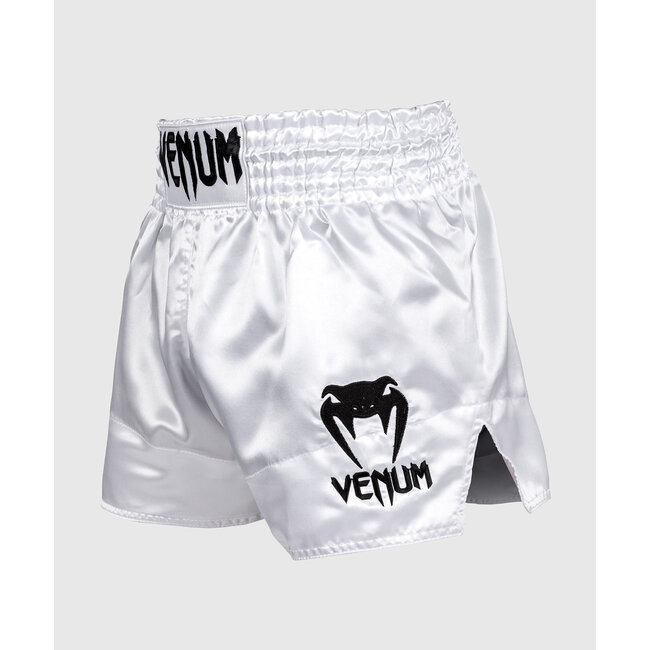 Venum MUAY THAI SHORTS CLASSIC - WHITE/BLACK