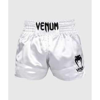 Venum MUAY THAI SHORTS CLASSIC - WHITE/BLACK