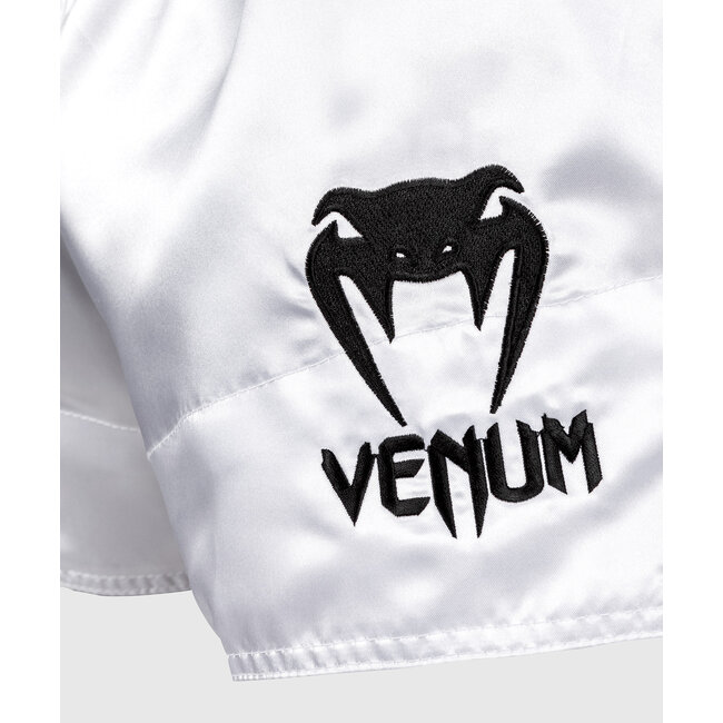 Venum MUAY THAI SHORTS CLASSIC - WHITE/BLACK