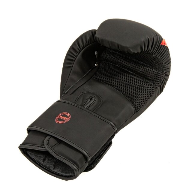 King Pro Boxing Bokshandschoenen - KPB/REVO 8 - Zwart/Rood