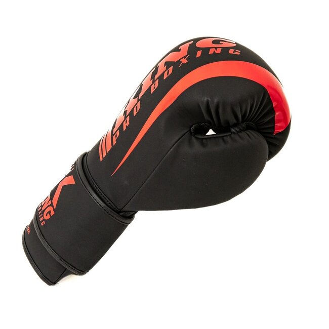 King Pro Boxing Bokshandschoenen - KPB/REVO 8 - Zwart/Rood