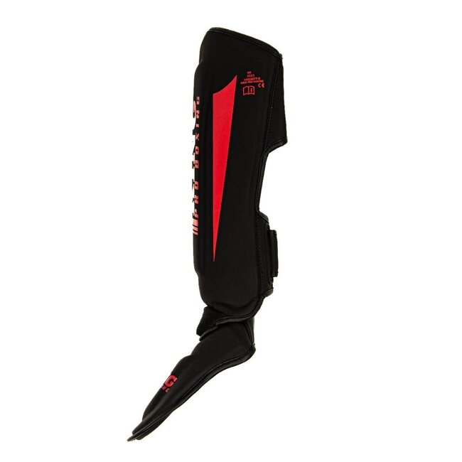 King Pro Boxing King - scheenbeschermers - KPB/SG REVO 8 - Zwart/Rood