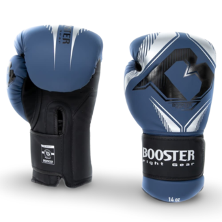 Booster Fightgear bokshandschoenen - BANGKOK SERIES 4 - BLAUW/ZILVER/ZWART
