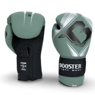 Booster Fightgear bokshandschoenen - BANGKOK SERIES 3 - GROEN/ZILVER/ZWART
