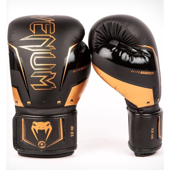 Venum Venum Elite Evo Bokshandschoenen Zwart Brons