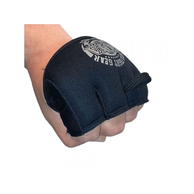 JOYA KNUCKLE PROTECTOR GEL - KNOKKELBESCHERMER - ZWART/ZILVER