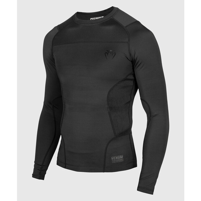 Venum VENUM G-FIT RASHGUARD - LONG SLEEVES - BLACK