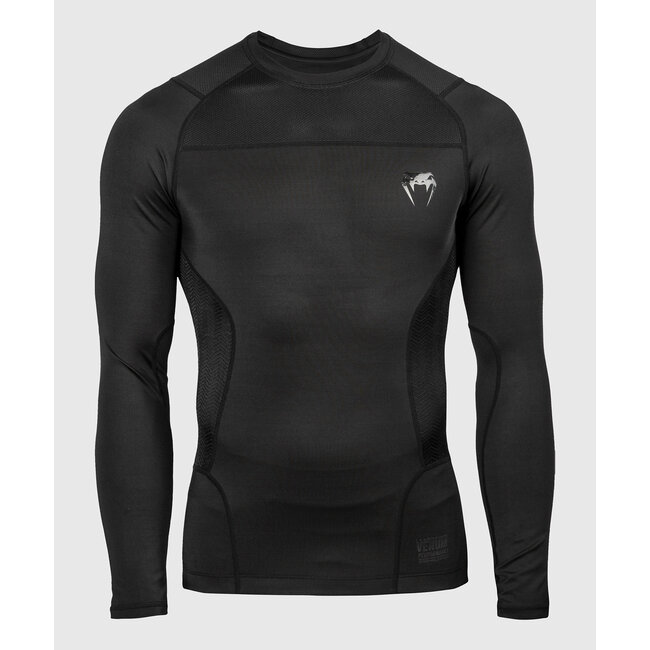 Venum VENUM G-FIT RASHGUARD - LONG SLEEVES - BLACK