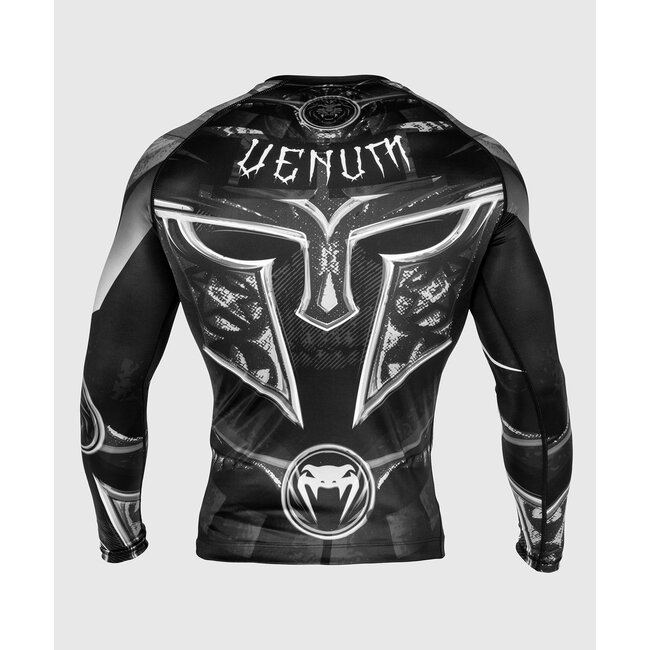 Venum VENUM GLADIATOR 3.0 RASHGUARD - LONG SLEEVES - BLACK/WHITE