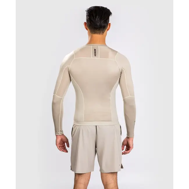 Venum G-FIT AIR RASHGUARD LONGSLEEVE - SAND