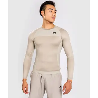 Venum G-FIT AIR RASHGUARD LONGSLEEVE - SAND