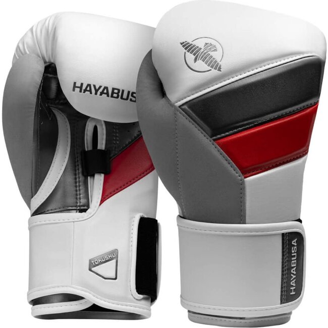 Hayabusa Hayabusa T3 Special Edition Bokshandschoenen – Wit/Rood – Voor Boksen, Kickboksen & MMA