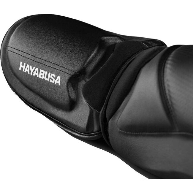 Hayabusa Kickboks Scheenbeschermers T3 - Zwart/zwart