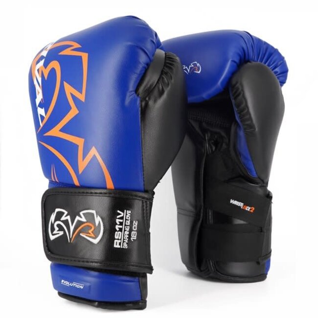 Rival Boxing Gear Rival -Bokshandschoen - RS11V Evolution Sparring Gloves - blauw