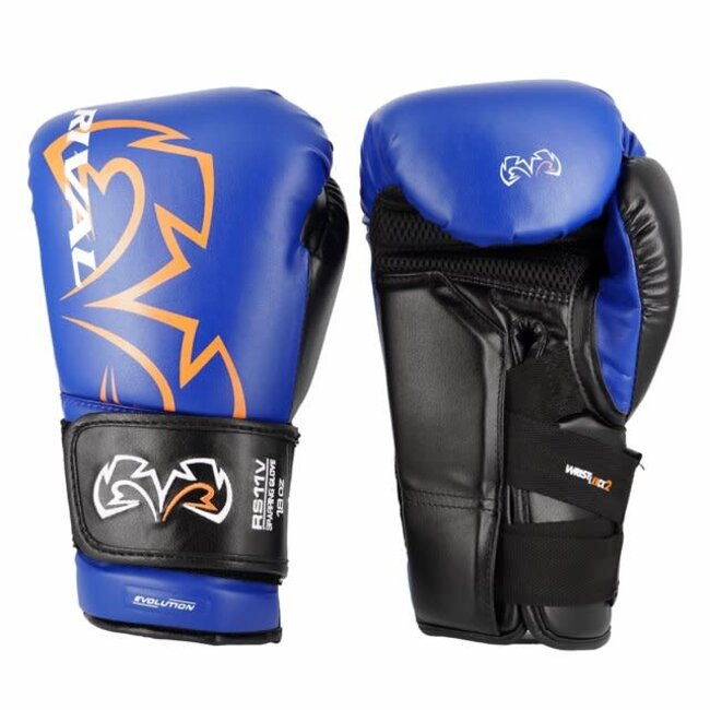Rival Boxing Gear Rival -Bokshandschoen - RS11V Evolution Sparring Gloves - blauw