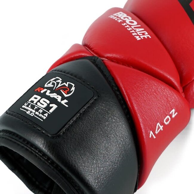 Rival RS1 Ultra Sparring Bokshandschoenen 2.0 – Rood