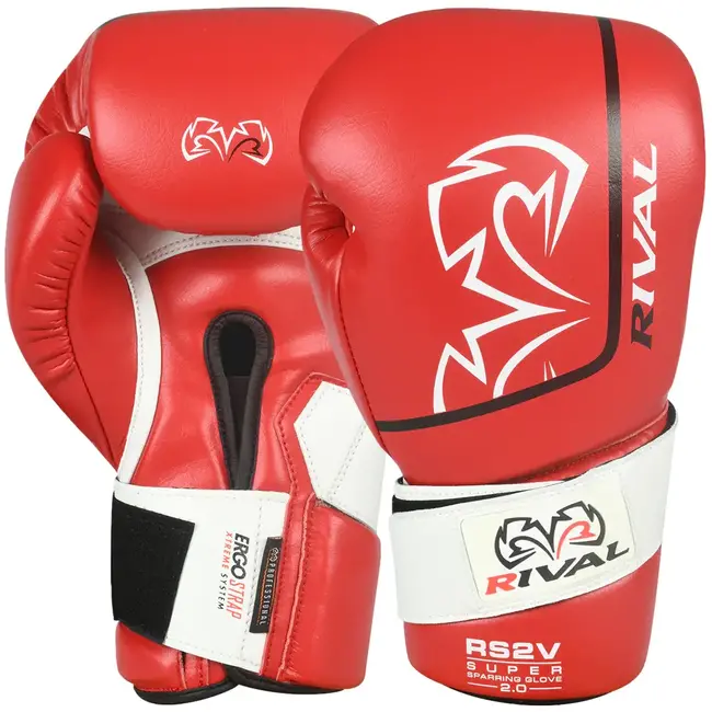Rival RS2V Super Sparring Bokshandschoenen 2.0 – Rood