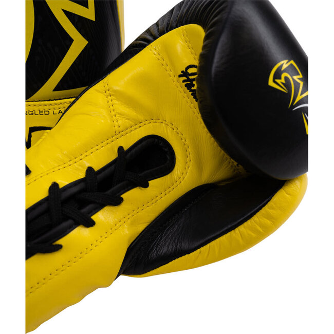 Rival Boxing Gear Rival -Bokshandschoen -  RFX-Guerrero Sparring Gloves P4P Edition - black en yellow