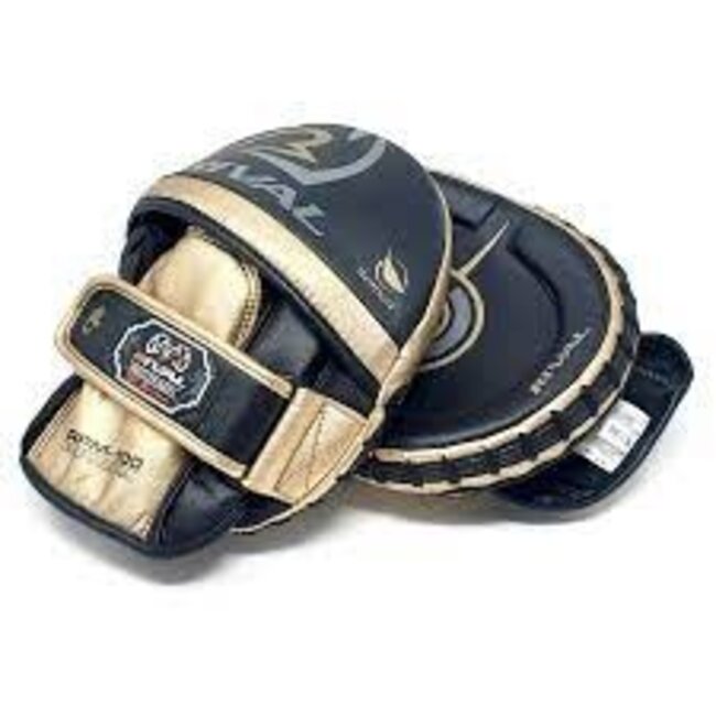 Rival Boxing Gear Rival - Pads - RPM100 Professional Punch Mitts - Black/Gold