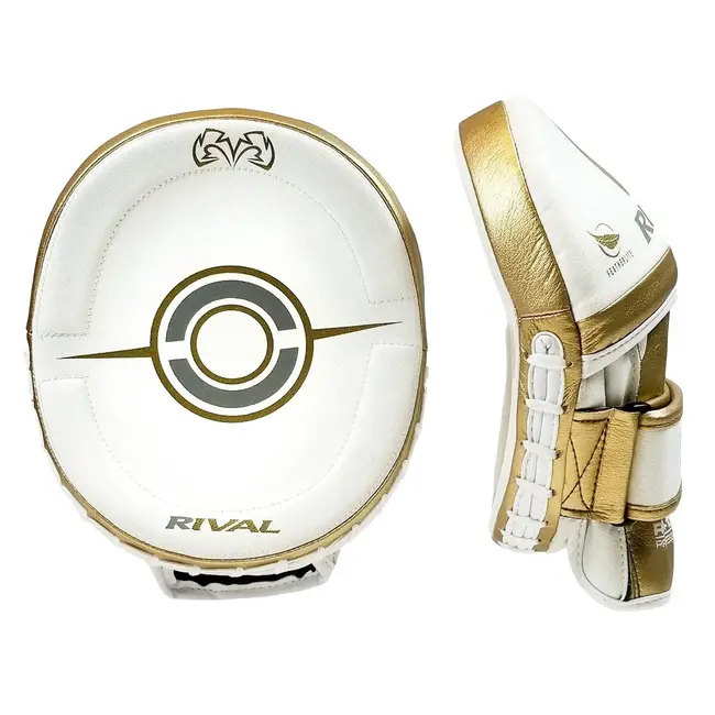 Rival RPM100 Professional Punch Mitts – Wit/Goud
