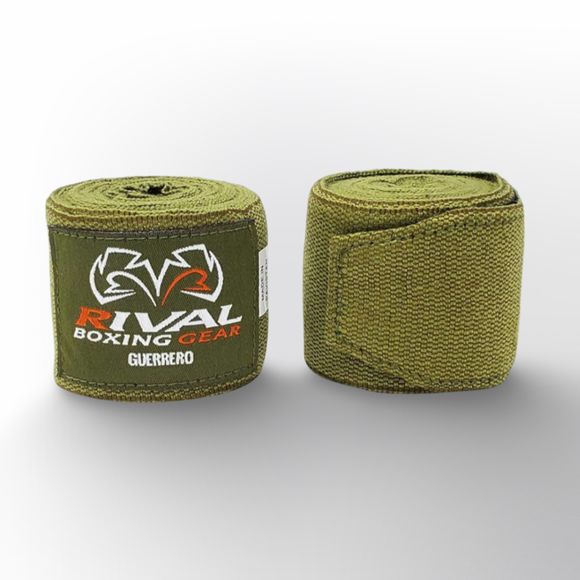 Rival Boxing Gear Rival Guerrero Handwraps / Bandages - Khaki groen